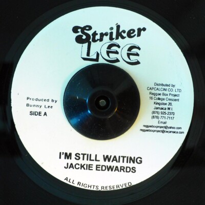 VINYL 7 INCH Jackie Edwards - I'm Still Waiting  /  Jackie Edwards - There I Go