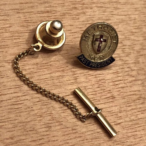 Vintage 1980s Methodist Men Past President Pin