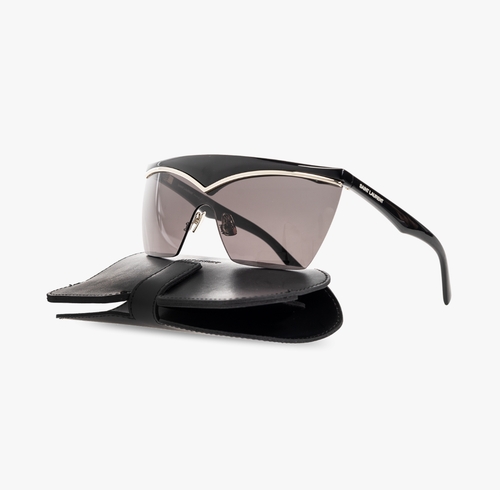 SAINT LAURENT YVES SAINT LAURENT SL-614-MASK-001 BLACK BLACK BLACK SUNGLASSES