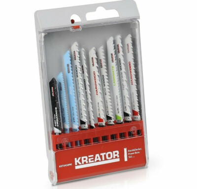 KREATOR 10 PZ LAME PER SEGHETTO ALTERNATIVO attacco universale LEGNO FERRO PVC