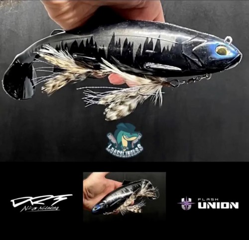 特別セーフ DRT X Flash Union Clone Swim-bait 04 “Shinobi” Soft Plastic ルアー・フライ