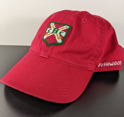 Bushwood Country Club Needlepoint Embroidered Caddyshack Cotton Strapback Hat