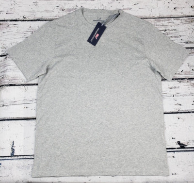 Men s Vineyard Vines Gray Short Sleeve T-Shirt Size Medium (M) - New With Tags