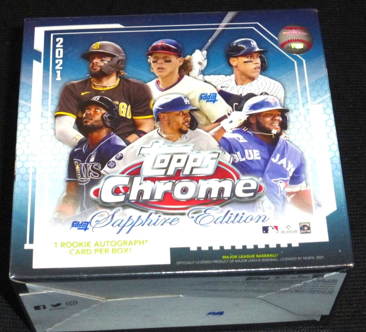 2021 Topps Chrome Sapphire Edition Factory Sealed Box | eBay