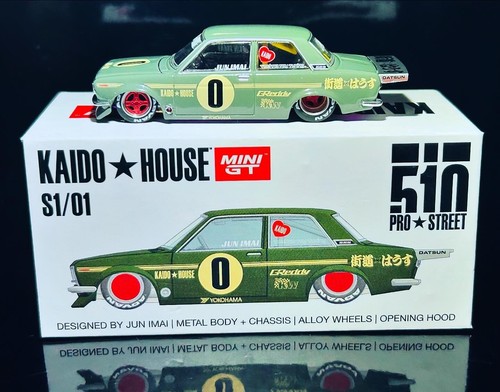 Mini GT x Kaido House 1:64 Datsun 510 Pro Street OG Green | eBay