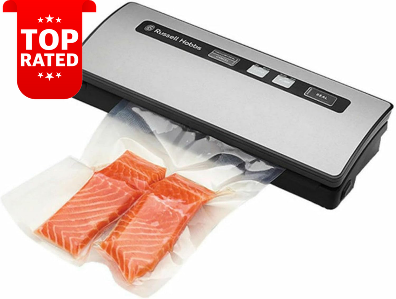 RHVS1 Seal Fresh Vacuum Sealer One Touch Automatic Sous Vide Compatible Grey