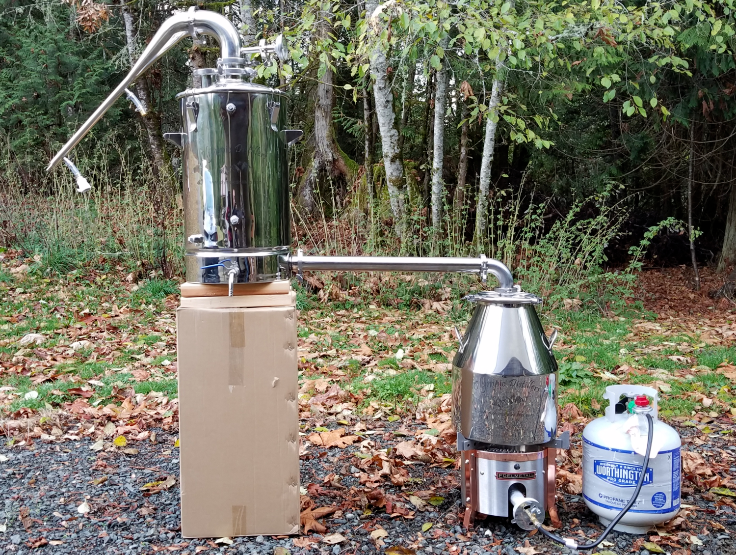 Still With 30l Offset Boiling Tank