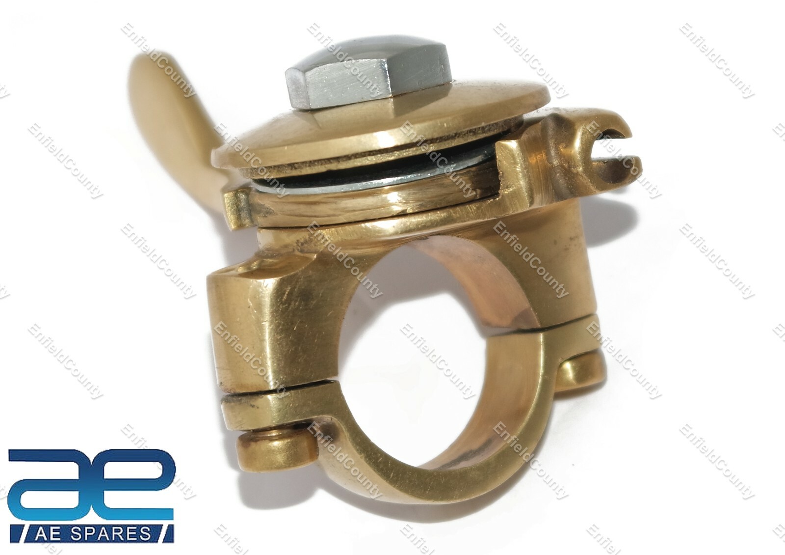 Air Choke Mag Lever Brass LH Side 1" Handlebar For NORTON BSA TRIUMPH AJS 