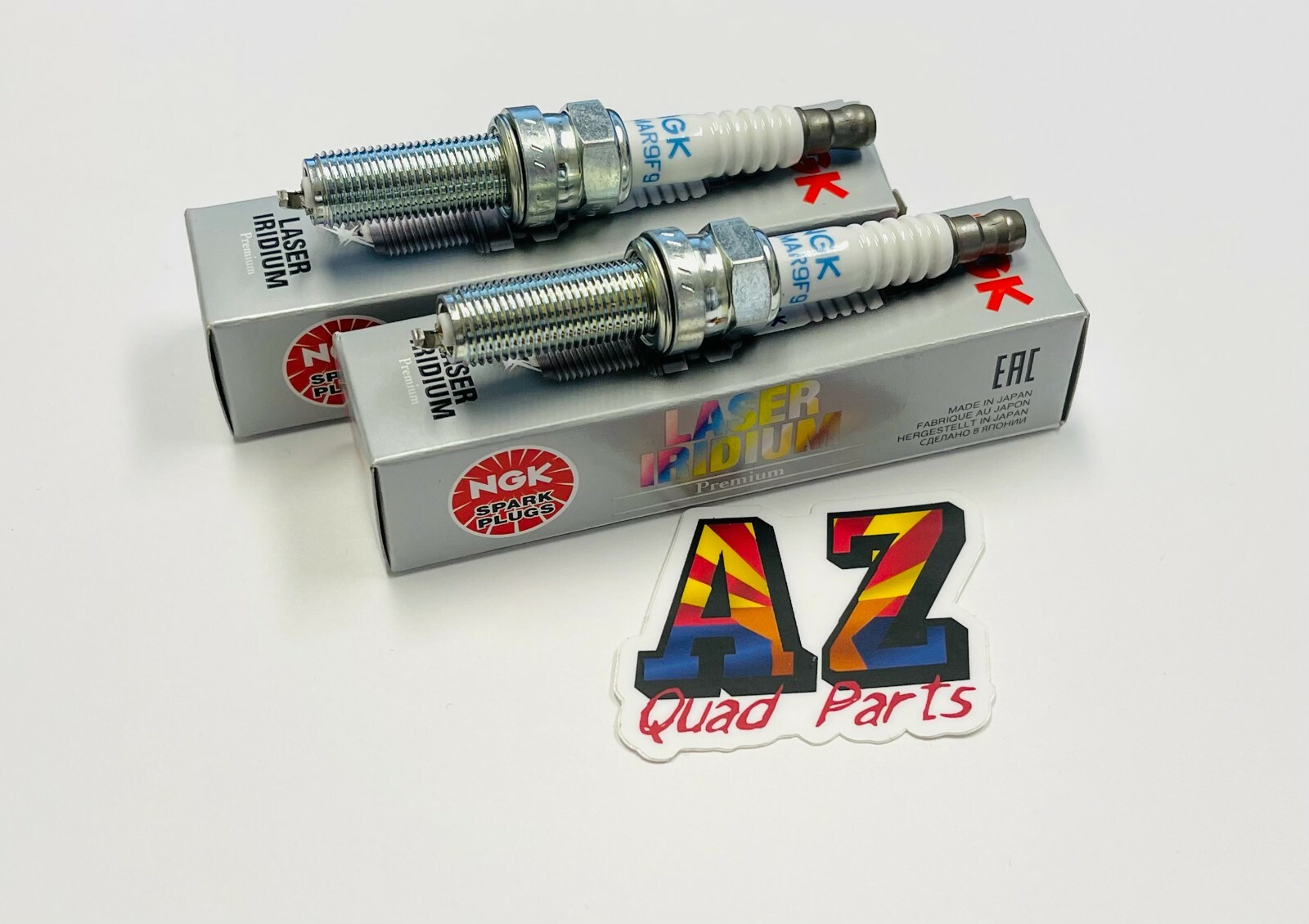 NGK SILMAR9F9 Laser Iridium Spark Plugs Pair Kawasaki Teryx