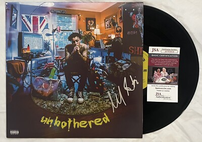 LIL SKIES SIGNED UNBOTHERED VINYL LP RECORD HAVIN MY WAY RED ROSES w/JSA COA!