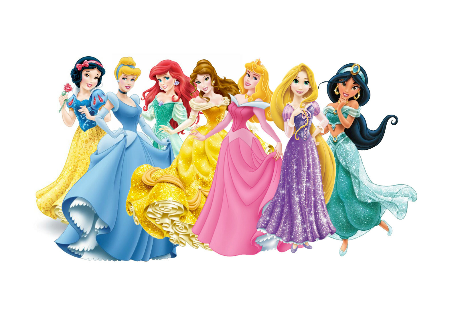 Disney Princesses Topper | Icing / Wafer Paper | Edible Print Cake Wrap | eBay for Disney Princess Toppers Free Printable