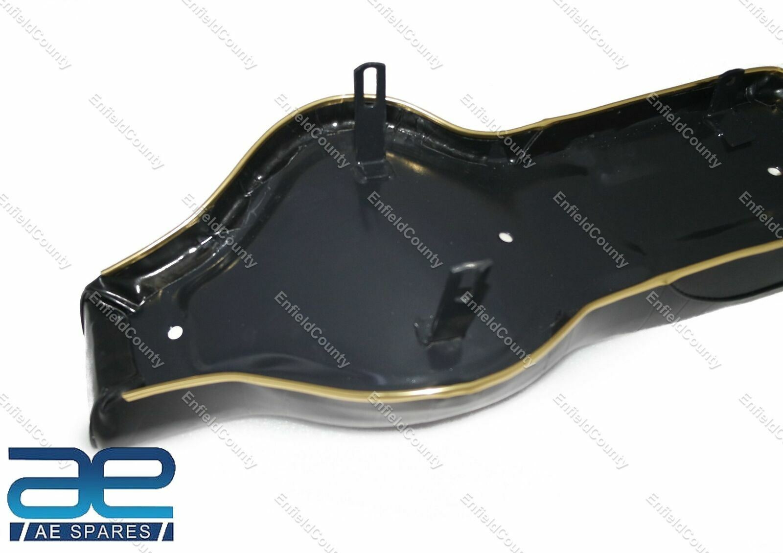 Dual Seat Black With Golden Lining for Royal Enfield Classic 350 500 
