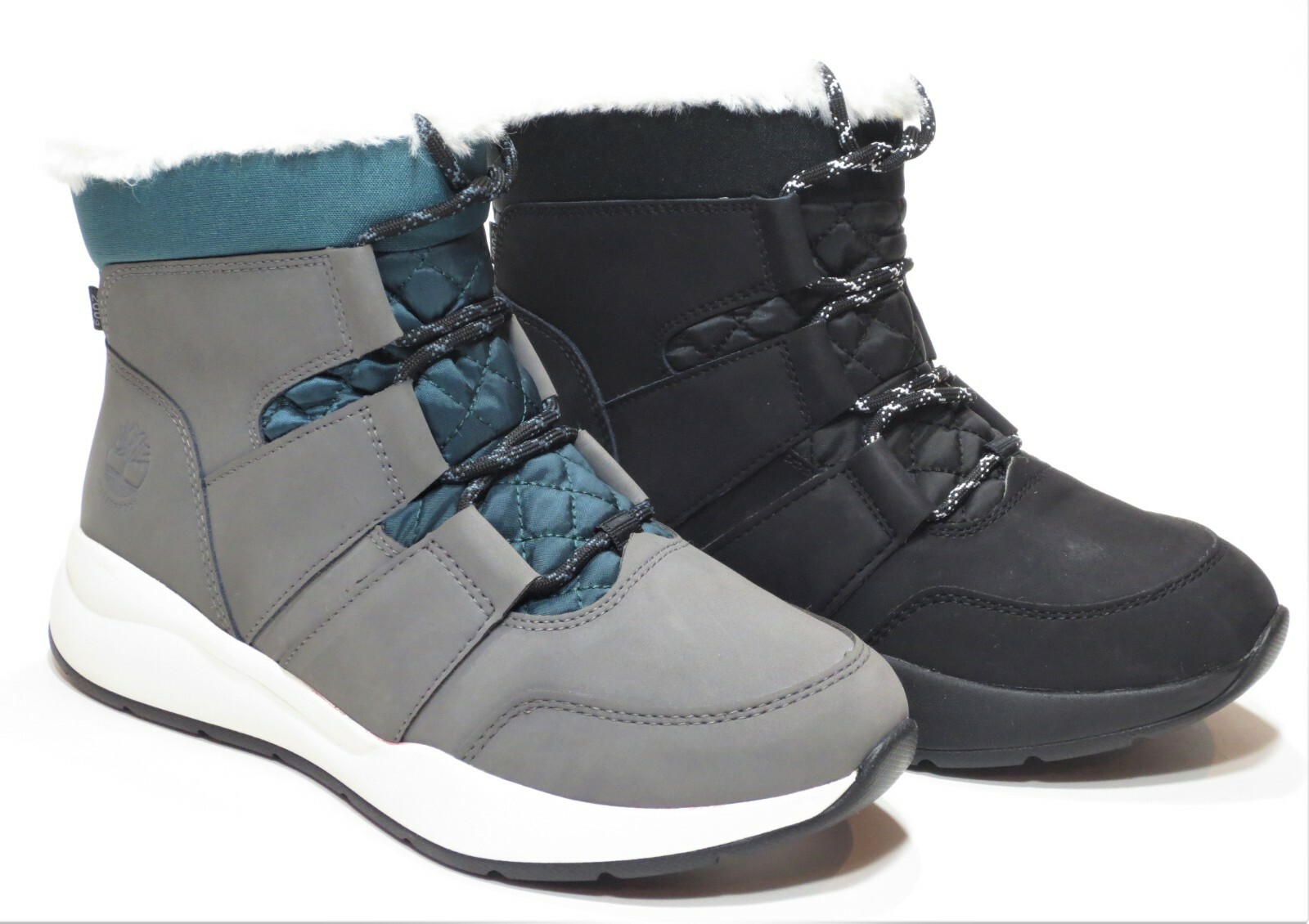 Женские непромокаемые ботинки Timberland Boroughs Project Black Grey Teal