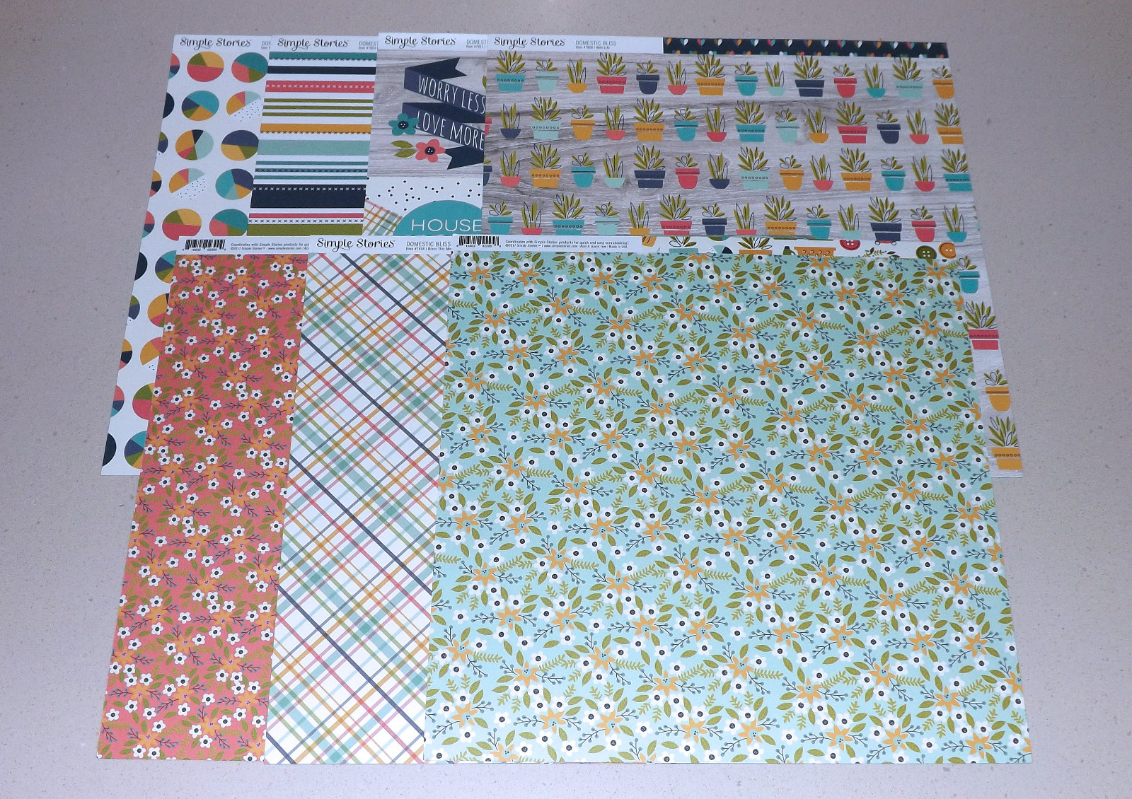 Scrapbook Kit Lot - Dear Lizzy with Thickers, Simple Stories & Pebbles