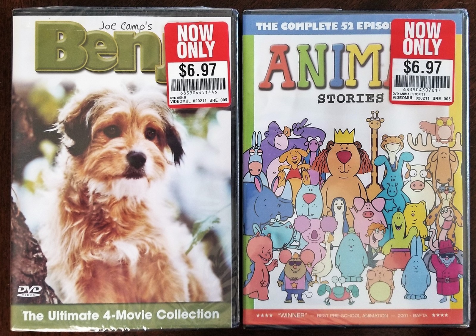 Lot of 7 Children's DVDs 4 New, 3 Pre-owned