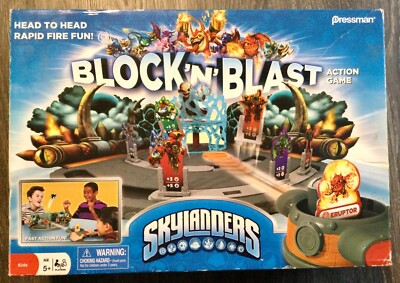 NEW SEALED Skylanders Block 'N' Blast Action Game. 2 Players. 5+. Pressman. 