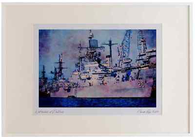 795018 _USS Bainbridge_ Nuclear Powered Cruiser, San Diego, California, U.S.A.