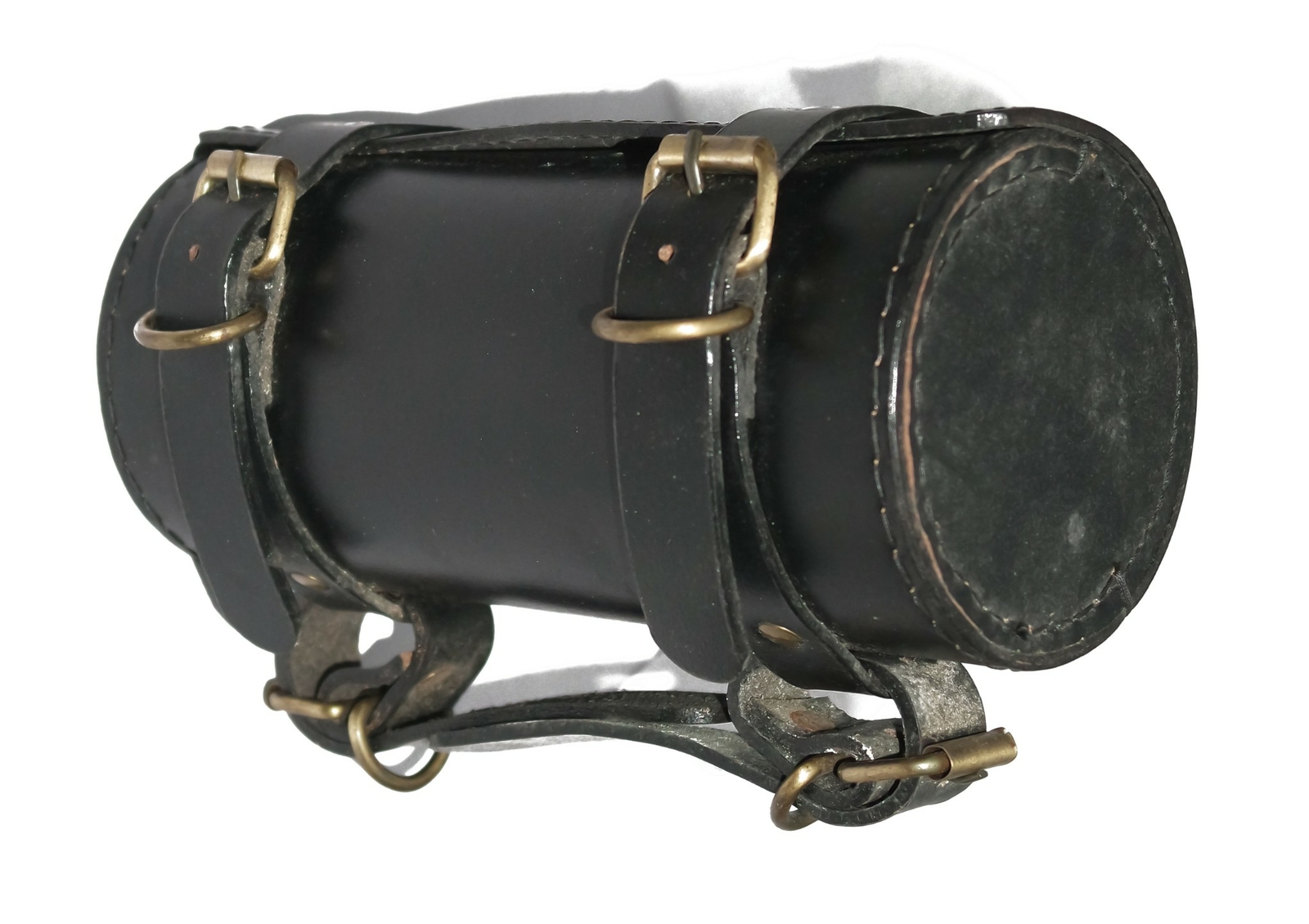 Universal Fork Bag Black For Honda Bikes Tool Round Saddlebag Handlebar 