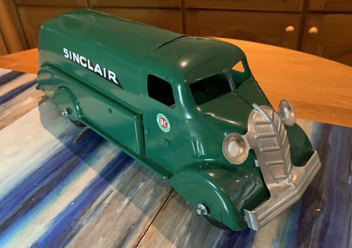 【新品】marx toys HEAVY GAUGE STEEL TRUCKS Vintage Marx Lumar Tin Metal Pressed Steel Red & Gray Dump