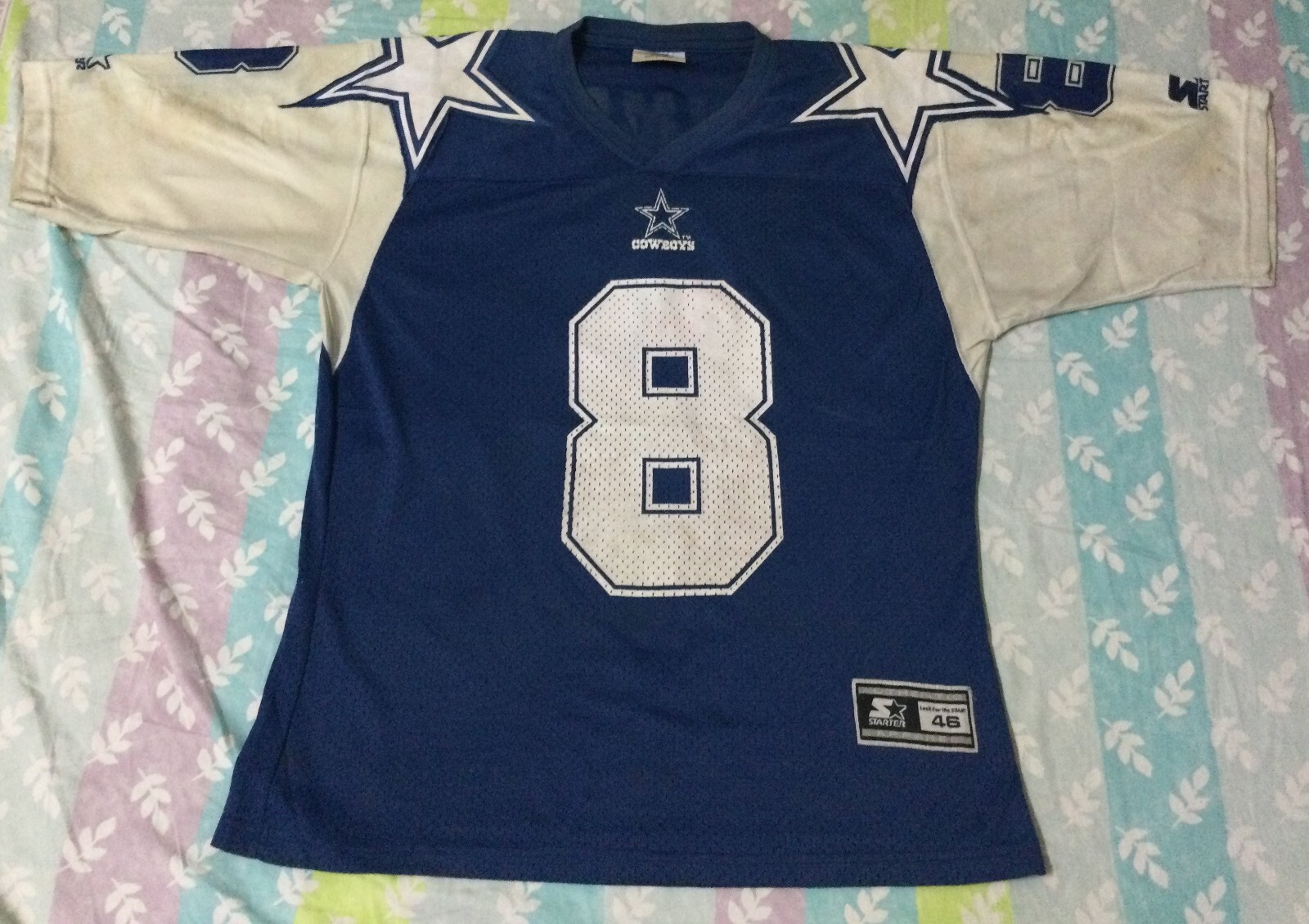 NFL アメフト AIKMAN 8 ホワイト シャツ Amazon.com: Troy Aikman Dallas Cowboys #8 White Kids Youth 8