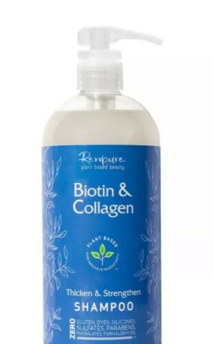 Renpure Thickening Biotin & Collagen  Strengthen Shampoo & C