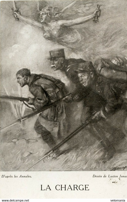 9886 Cpa Militaire - La Charge