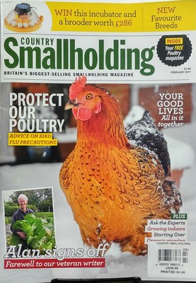Country Smallholding UK Feb 2017 Protect Our Poultry Bird Flu FREE SHIPPING sb