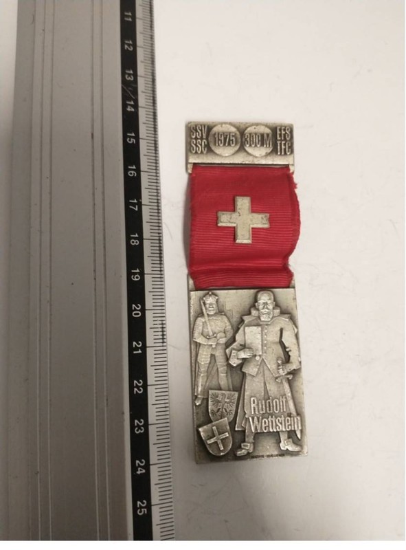 Insigne Medaille De Tir Suisse Rudolf Wettstein