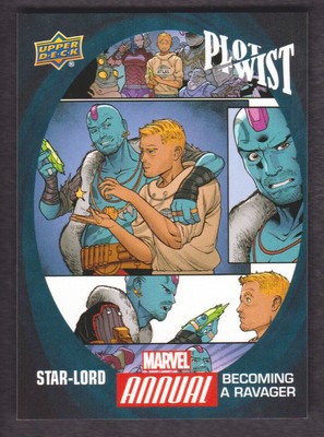2017 Upper Deck Marvel Annual 2016 Trading Card Plot Twists #PT-6 Star-Lord