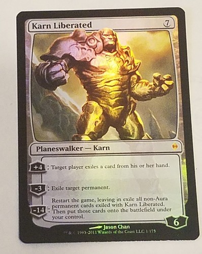 MTG foil　解放された者、カーン/Karn Liberated Foil】《解放された者、カーン/Karn Liberated》[MM2] 無R