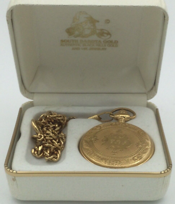 Black hills gold pocket watch top
