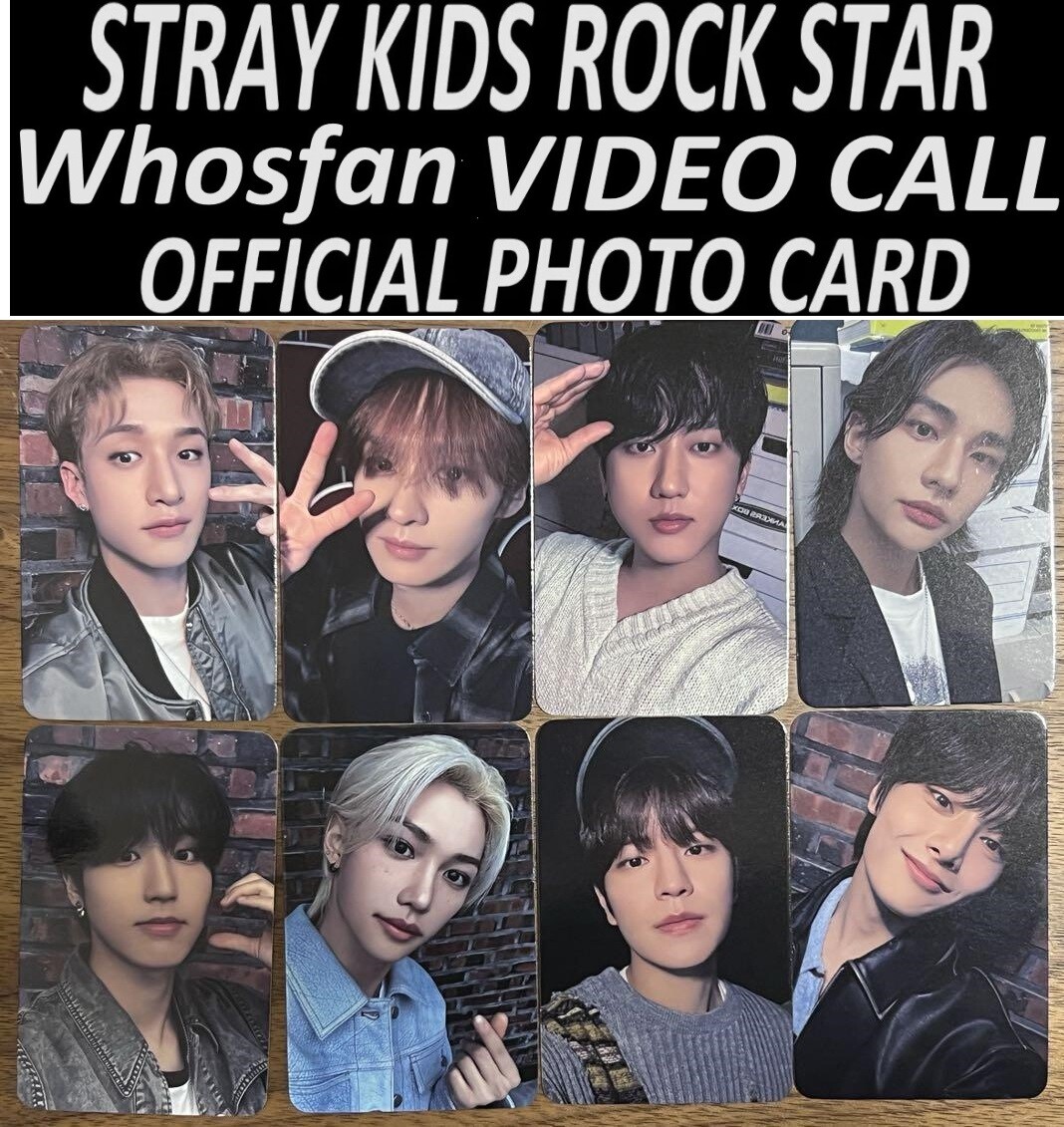STRAY KIDS 樂 ROCK STAR Whosfan VIDEO CALL OFFICIAL PHOTO