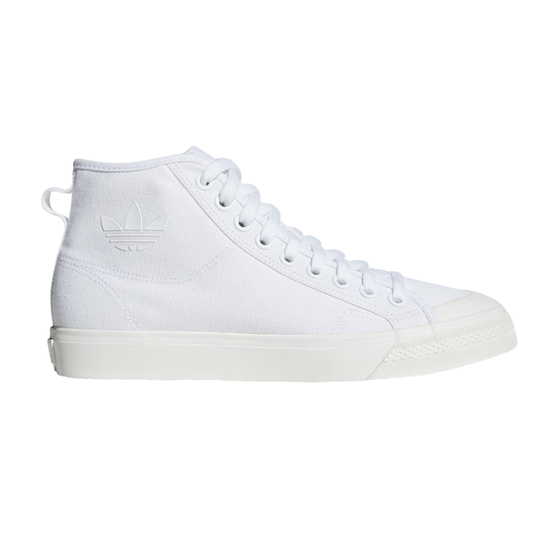 adidas Originals Nizza Hi Top Cloud White Shoes Sneakers B41643 eBay