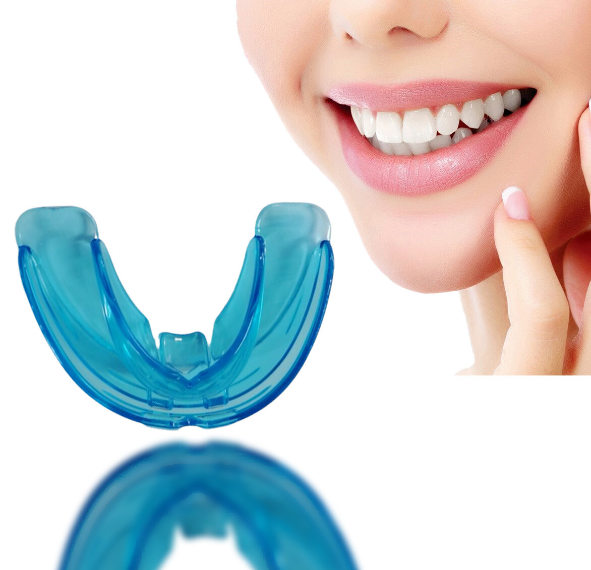 Silicone Dental Mouth Guard Bruxism Guard Night Teeth Tooth Grinding Sleep Aid