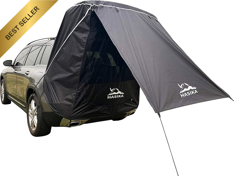 SUV Camping Tent Awning w/ Screen Net – Waterproof UPF 50+
