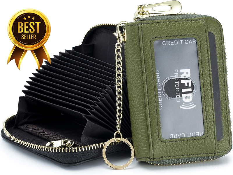 RFID-Blocking Unisex Business-Card Holder Wallet