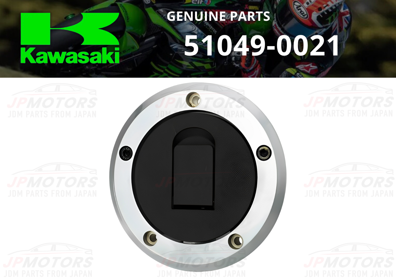 KAWASAKI Genuine 2006-08 ZZR600 ZX600 Fuel Tank Cap 51049