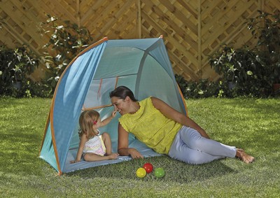 Image Tesco UPF 50+ PLAGE SOLEIL tente avec sac de transport & sol piquet - Bleu A Image Tesco UPF 50+ PLAGE SOLEIL tente avec sac de transport & sol piquet - Bleu A