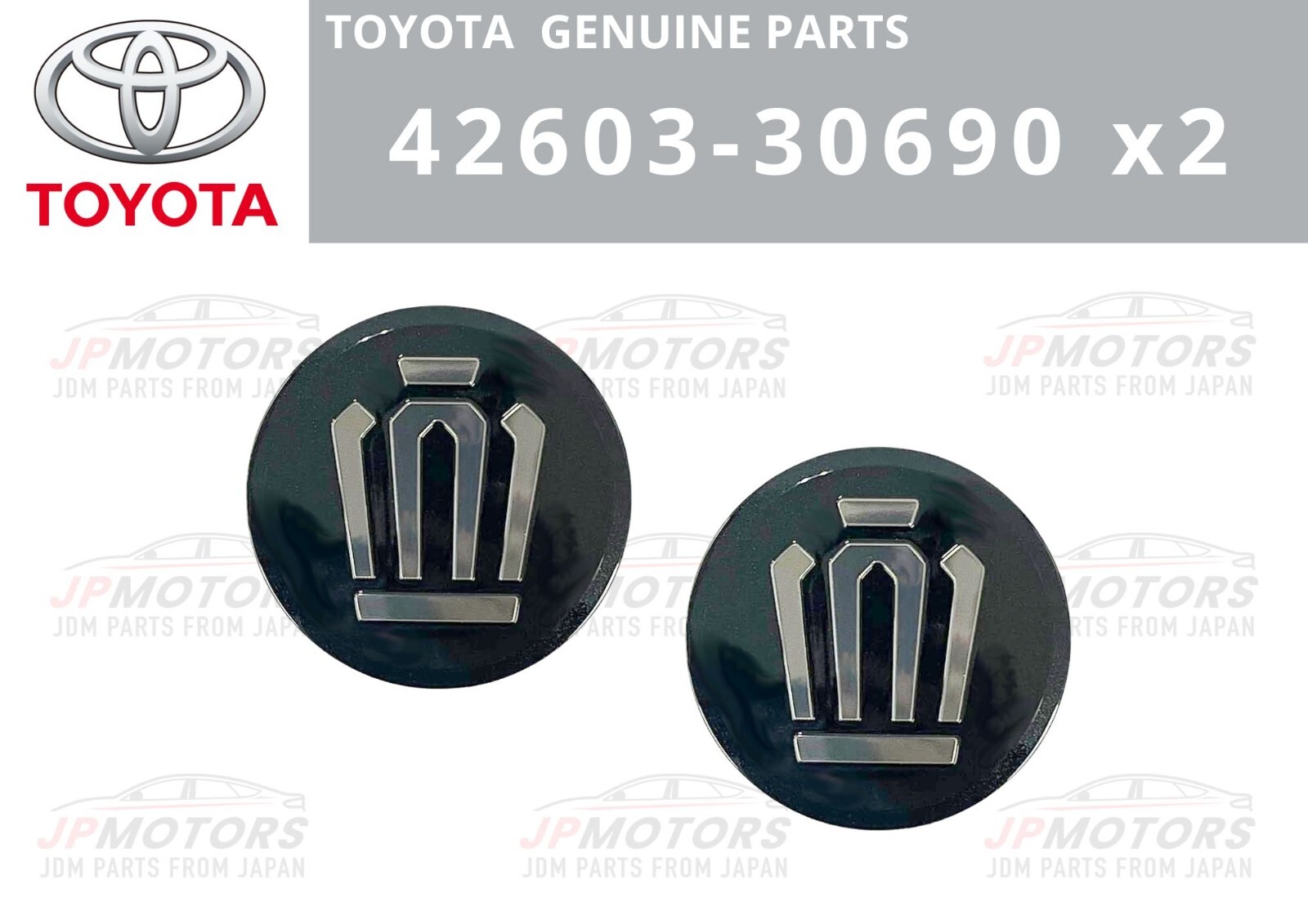 その他 crown TOYOTA Genuine CROWN CROSSOVER Wheel Center Cap Set of 2