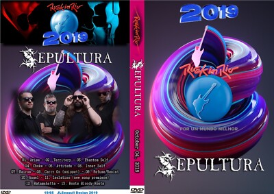 SEPULTURA LIVE AT ROCK IN RIO 2019 DVD Thrash Metal! $8.00 BUY IT NOW!.