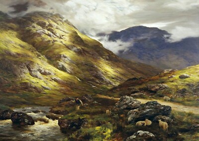 1878 - Wandering Shadows By Peter Graham - Giclee Fine Art Print