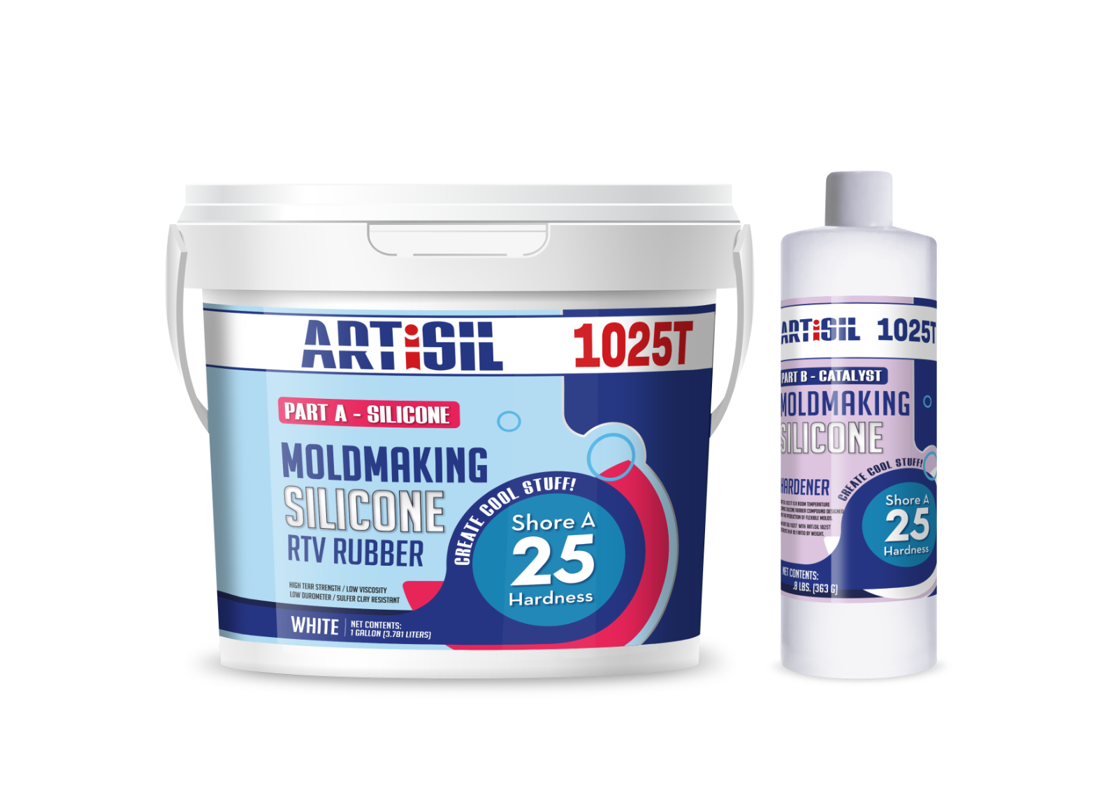 ArtiSil 1025 RTV Silicone Mold Making Rubber Kit