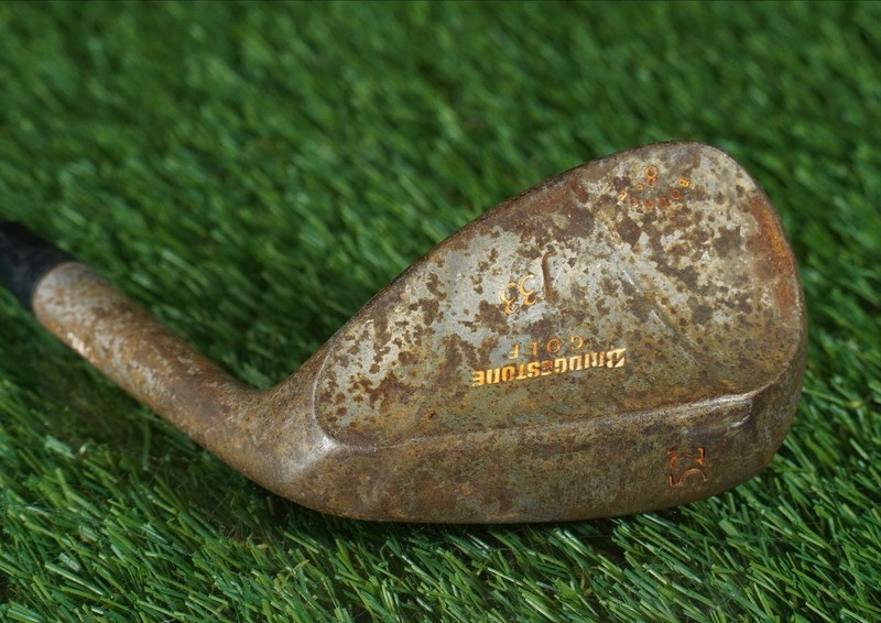 Bridgestone J33 52° 8° Wedge Gap S300 Stiff Raw Finish, Rusted to