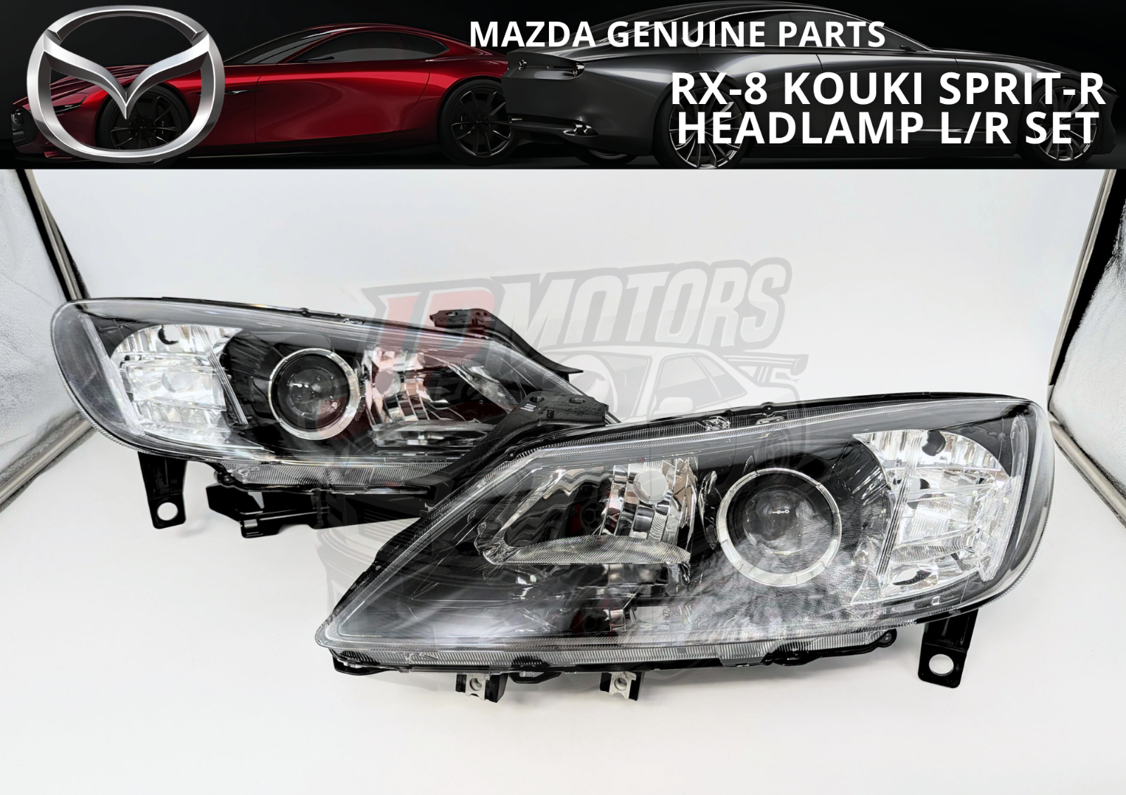MAZDA Genuine Headlight L&R set 13Brew Renesis RX8 SE3P