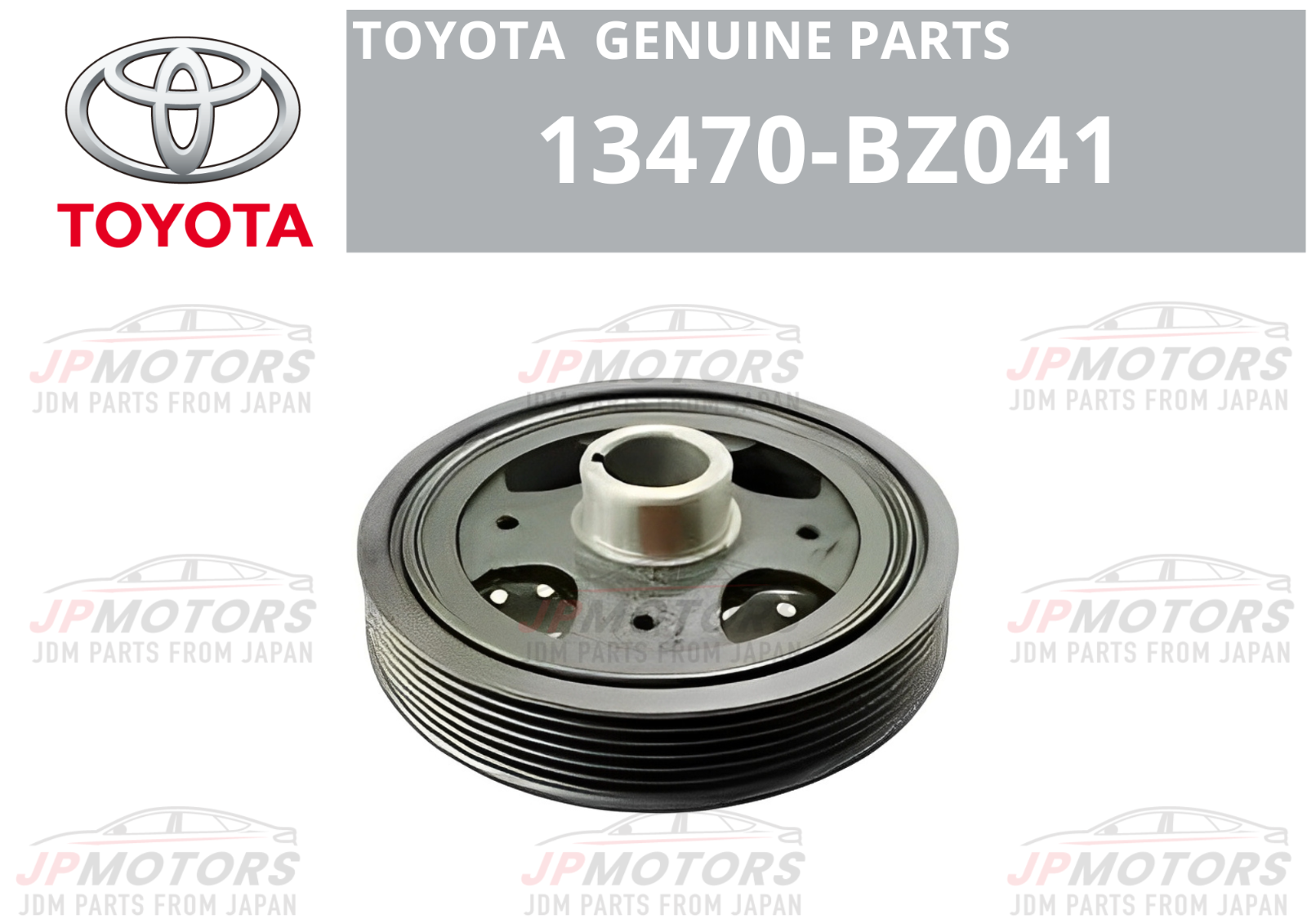 TOYOTA LITE TOWNACE PULLEY CRANKSHAFT Genuine JDM 13470