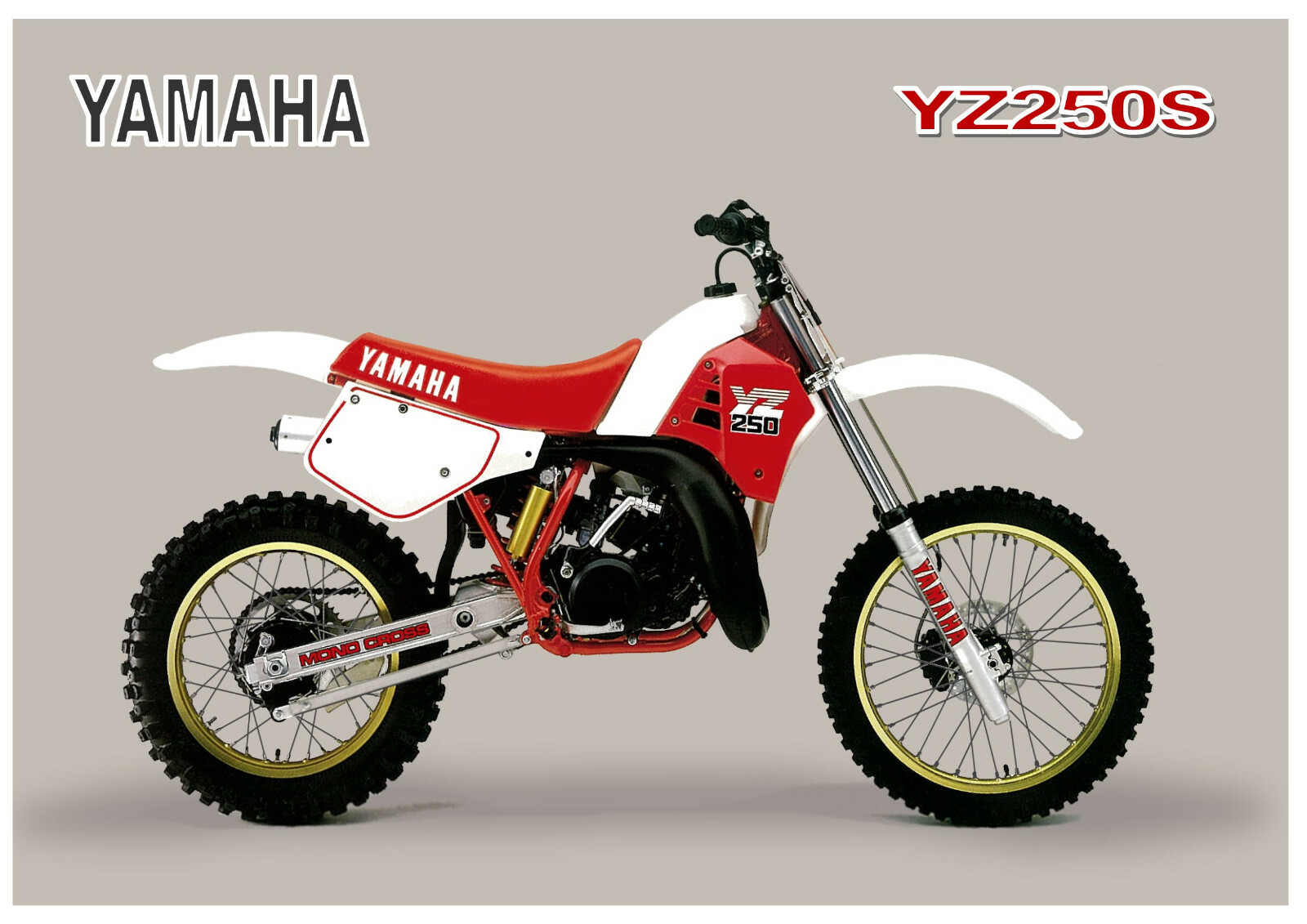 1986 YAMAHA Yamaha YZ250 S Poster | Paper | New Zealand 1986 YAMAHA Yamaha YZ250 S Poster | Paper | New Zealand