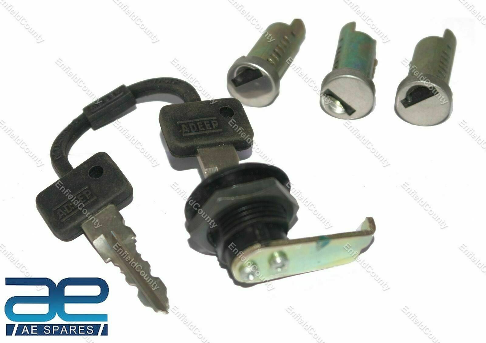 Barrel Lock Set With 2 Key Set Of 4 Unit For Vespa Px Lml T5 Scooter  
