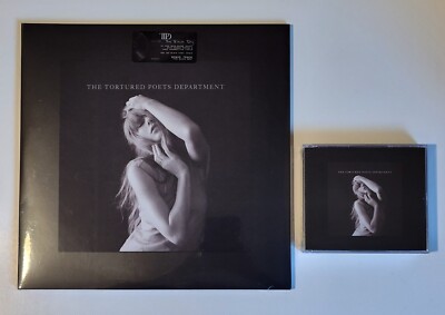 Taylor Swift The Tortured Poets Department Black Dog Exclusive Vinyl & CD Set