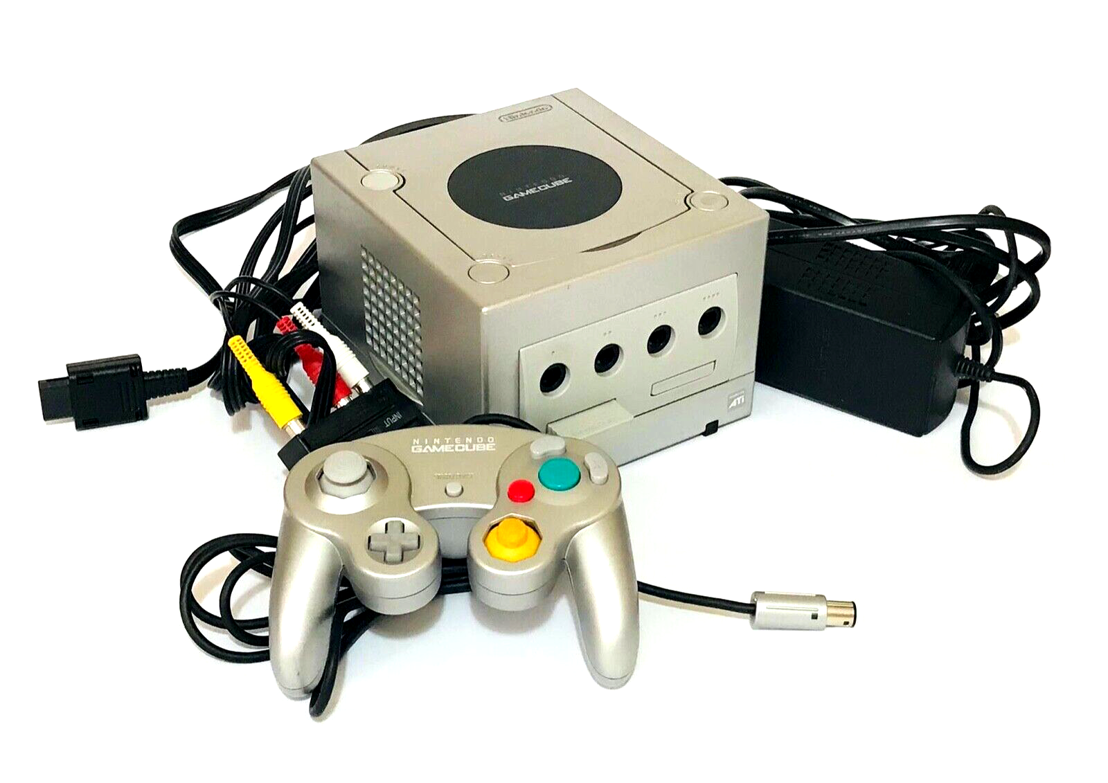 NINTENDO GAMECUBE SILVER CONSOLE DOL-001(EUR) & CONTROLLER
