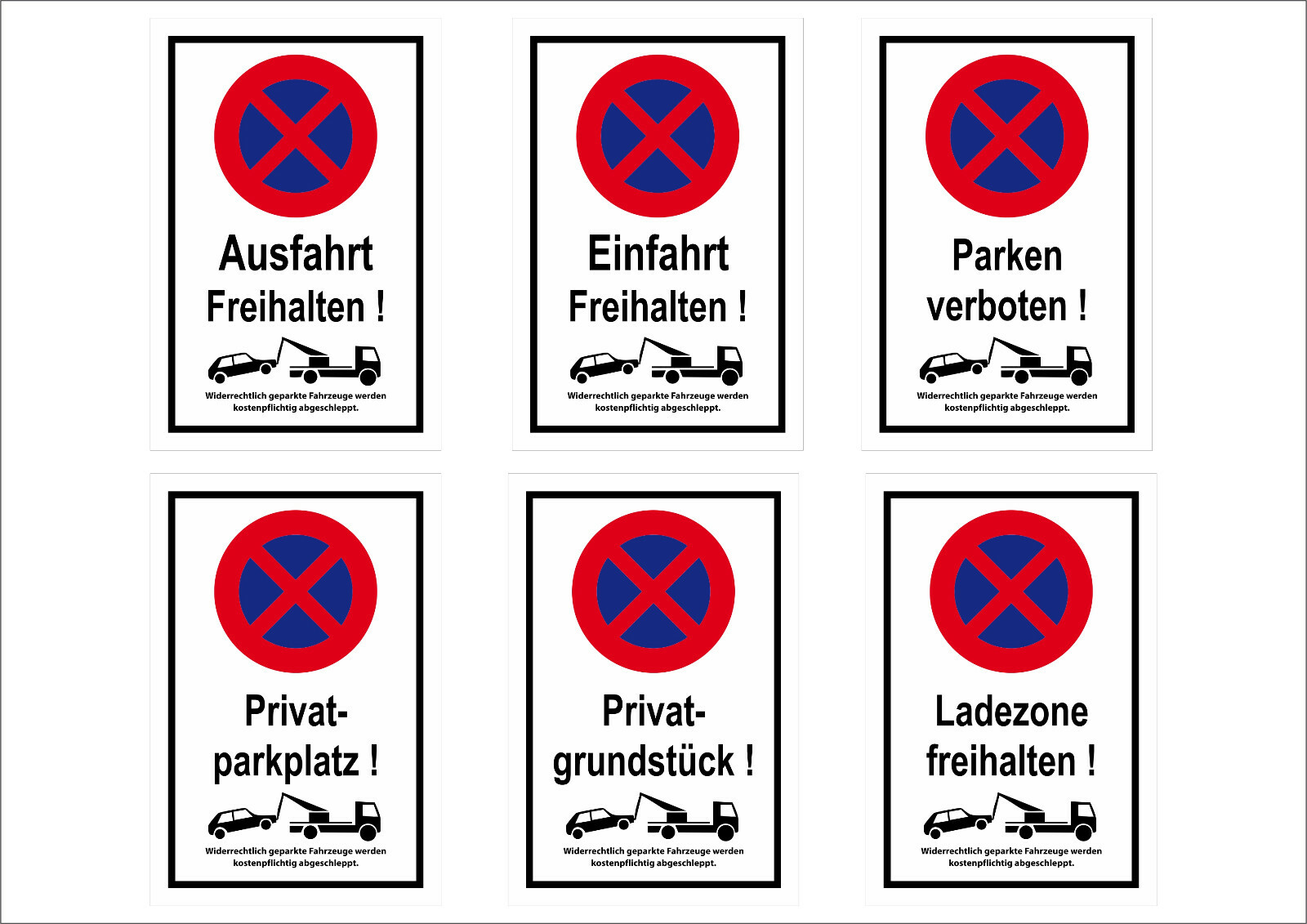 Hinweis Schild Parkplatz Schilder Parkverbot